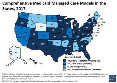 medicaid Map medicaid Map